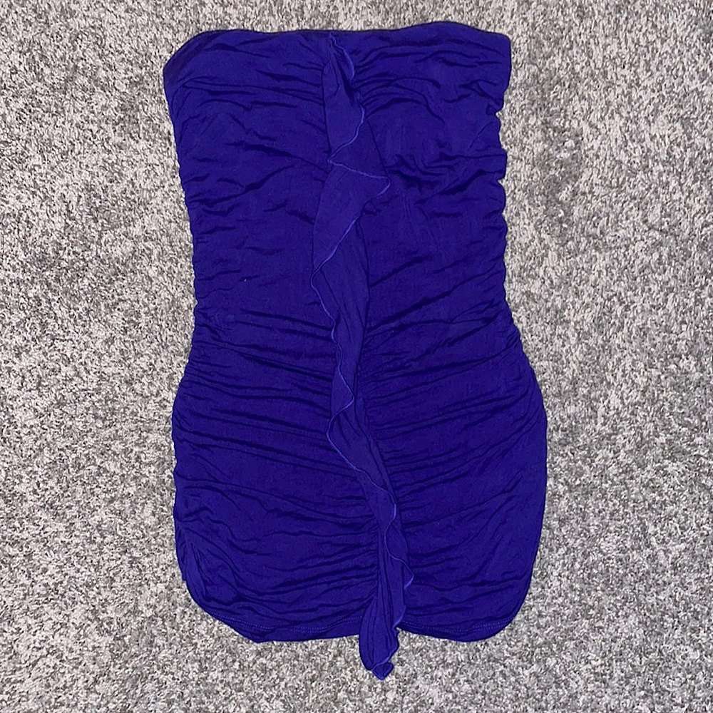 Express tight short purple dress